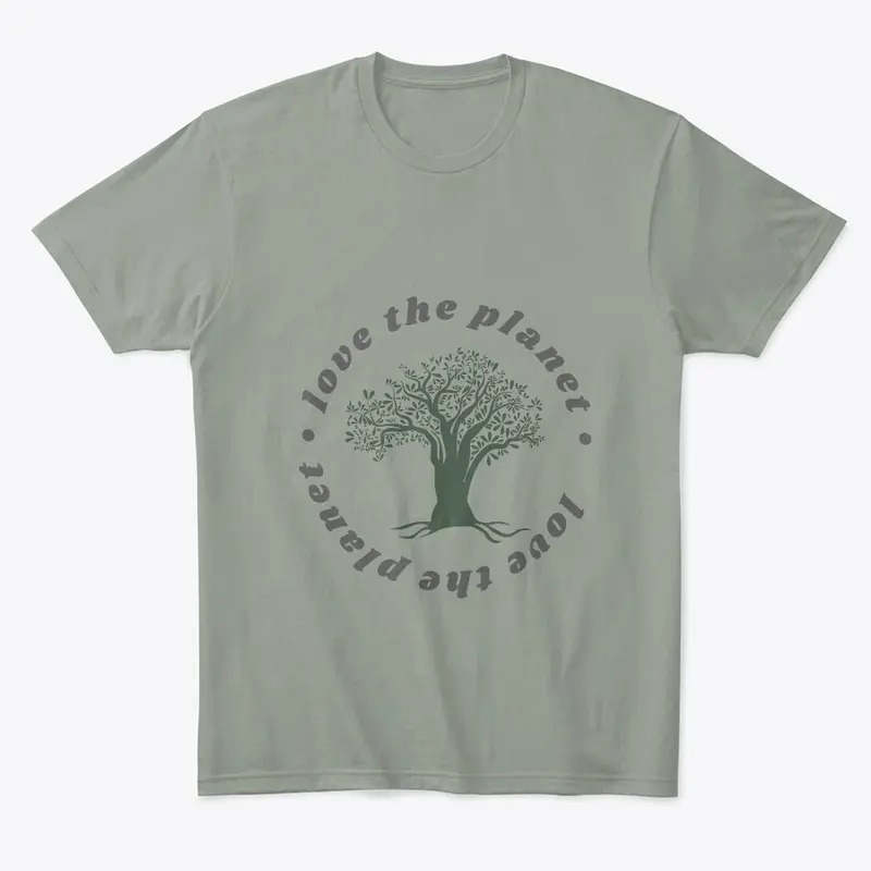 "Love the Planet" Eco-Friendly tee