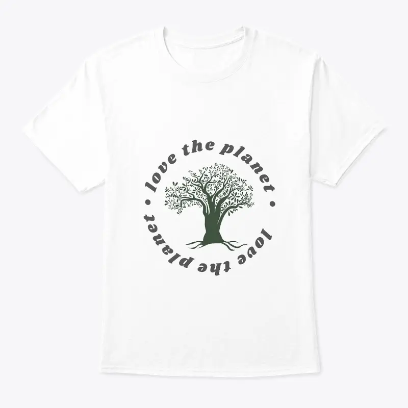 "Love the Planet" Eco-Friendly tee