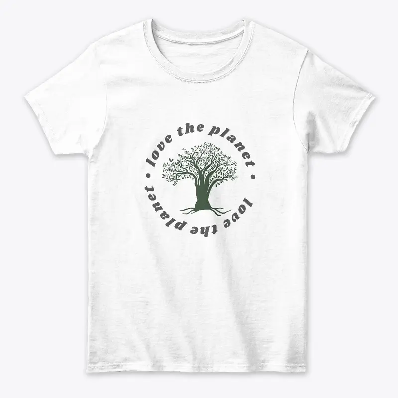 "Love the Planet" Eco-Friendly tee